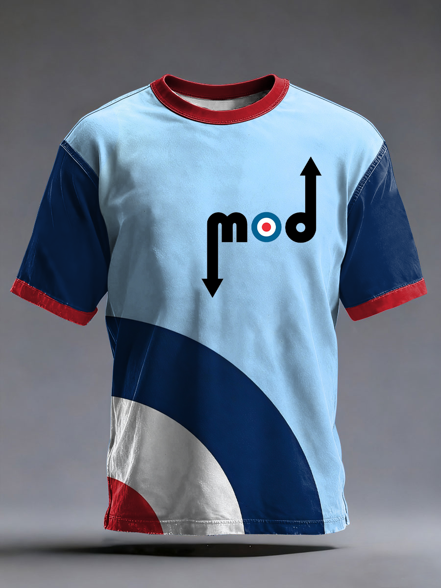 Men's Modfather UK Music Mods Lover short sleeves t-shirt