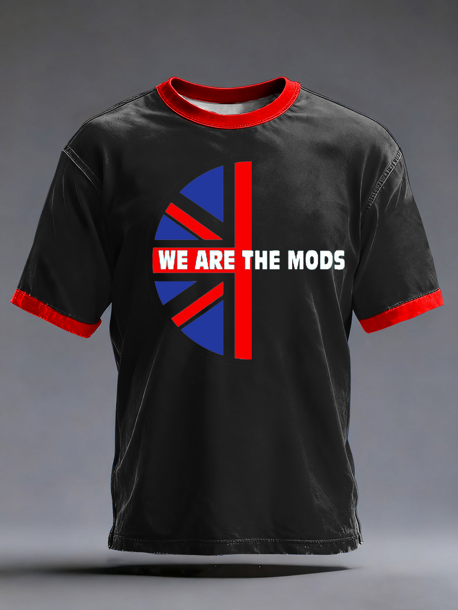 Men's Modfather UK Music Mods Lover short sleeves t-shirt