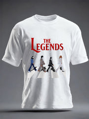 Retro-T-Shirt für Herren mit legendärem Rockband-Print – das perfekte Geschenk für Fans