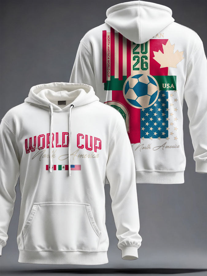 Unisex UK Football Lover Scotland We'll Be Coming 2026 Printed Hoodie