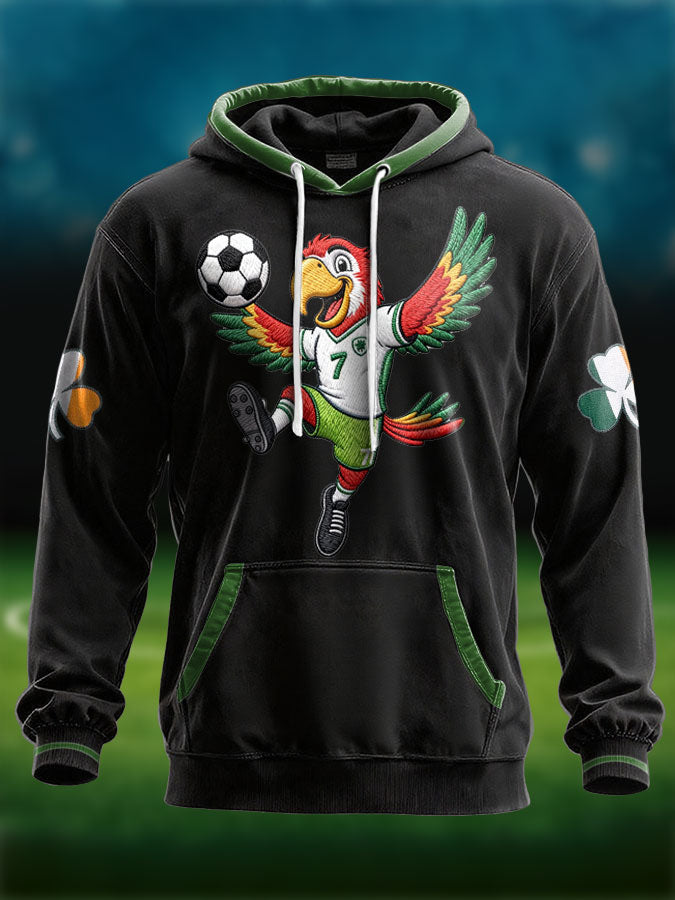 Unisex-Hoodie für irische Fußballfans (2026)