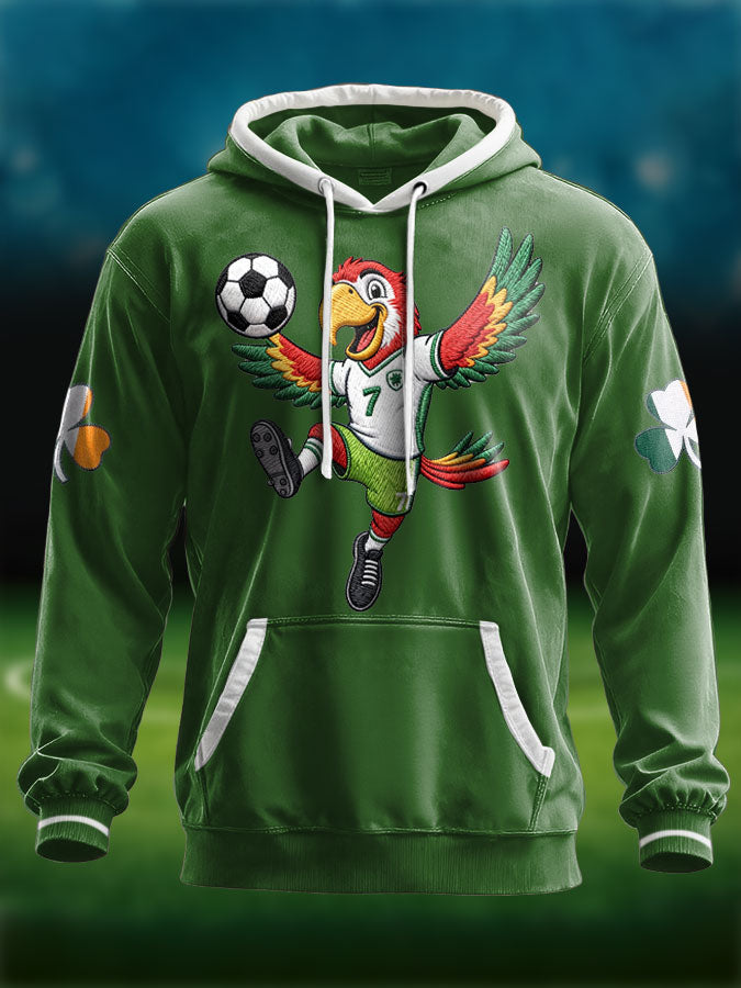 Unisex-Hoodie für irische Fußballfans (2026)