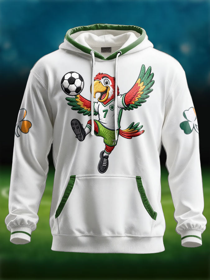 Unisex-Hoodie für irische Fußballfans (2026)