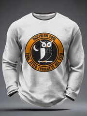 Men's UK Music Northern Soul Lover Waffle Long Sleeve T-Shirt