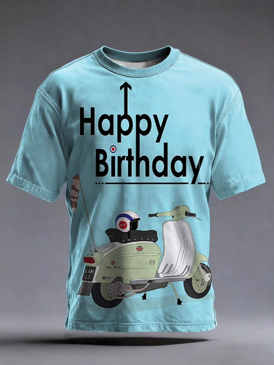 Kurzarm-T-Shirt für britische Mods und Musikliebhaber