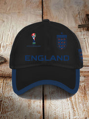 Unisex UK Football Lover England  2026 Printed  Hat