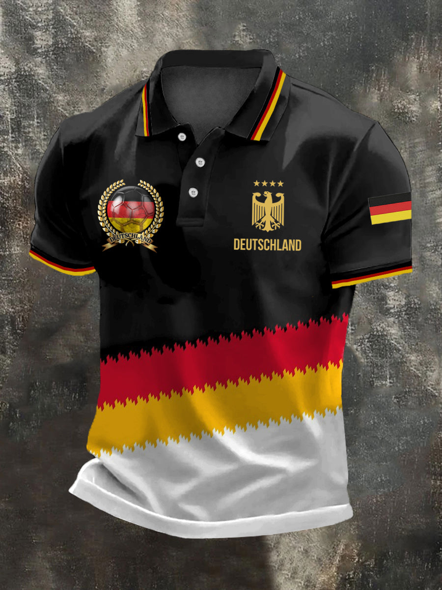 Men's Germany 2026 Soccer Team Supporter Print Shirt