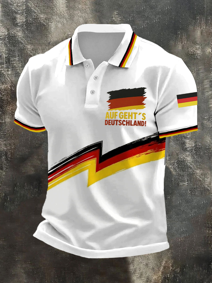 Men's Germany 2026 Soccer Team Supporter Print Shirt