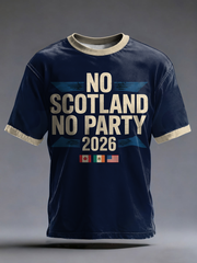 Men's UK Football Lover Scotland 2026 Printed short sleeves t-shirt