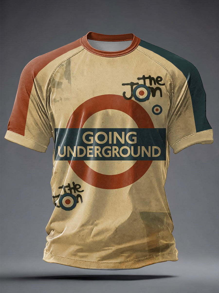 Kurzarm-T-Shirt für britische Mods und Musikliebhaber