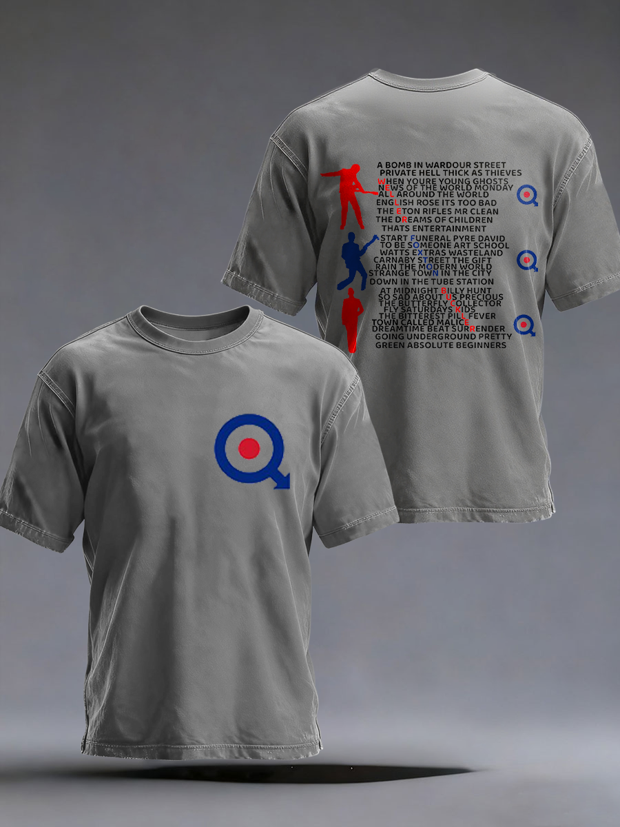 Kurzarm-T-Shirt für britische Mods und Musikliebhaber