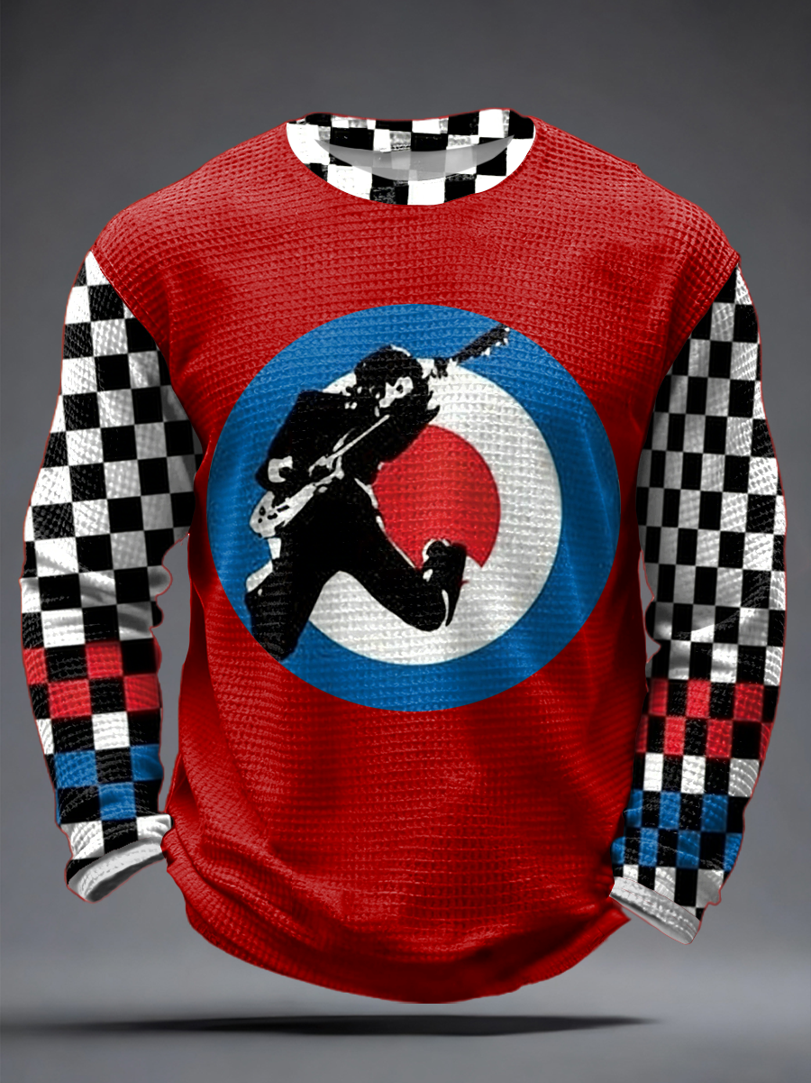 Men's Waffle Long Sleeve T-Shirt