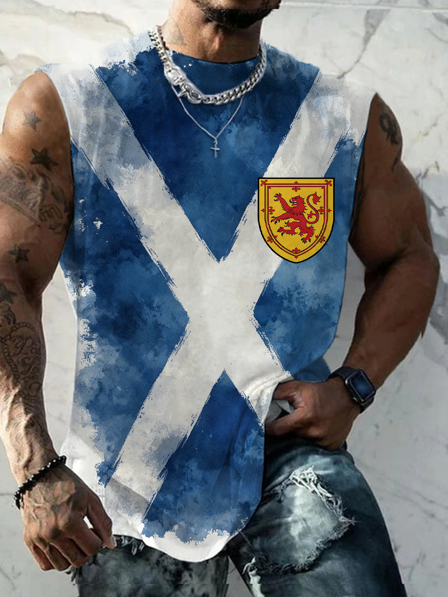 Herren-T-Shirts mit Aufdruck „Fußballfan Schottland“ aus Großbritannien