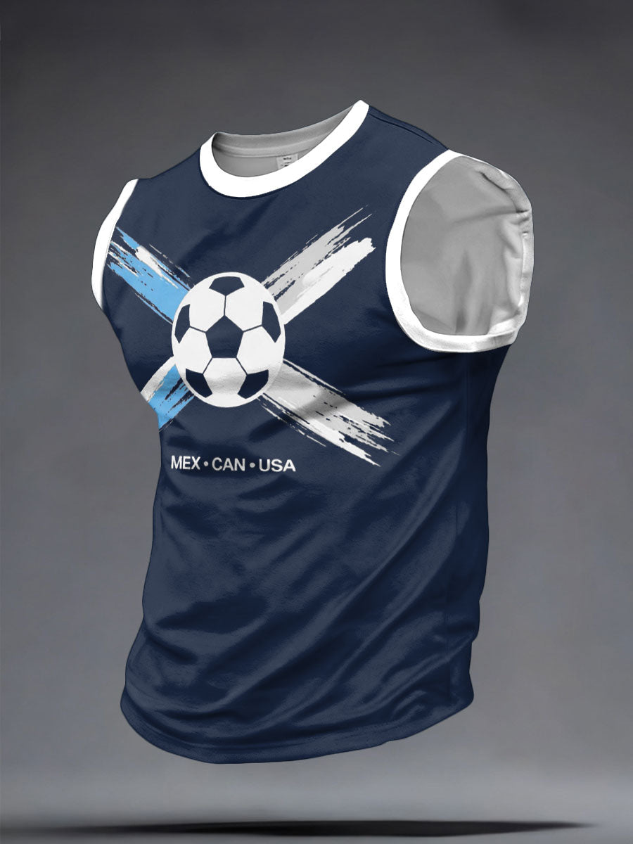 Tanktops für Herren mit schottischem Fußballmotiv und Tartan-Armee-Print