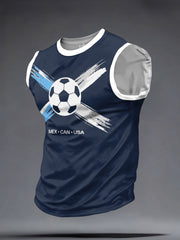 Tanktops für Herren mit schottischem Fußballmotiv und Tartan-Armee-Print