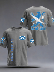 Men's UK Football Lover Scotland Printed  short sleeves t-shirt