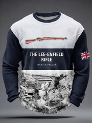 Men's The Lee-Enfield Rifle Waffle Long Sleeve T-Shirt