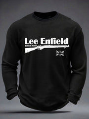 Men's The Lee-Enfield Rifle Waffle Long Sleeve T-Shirt