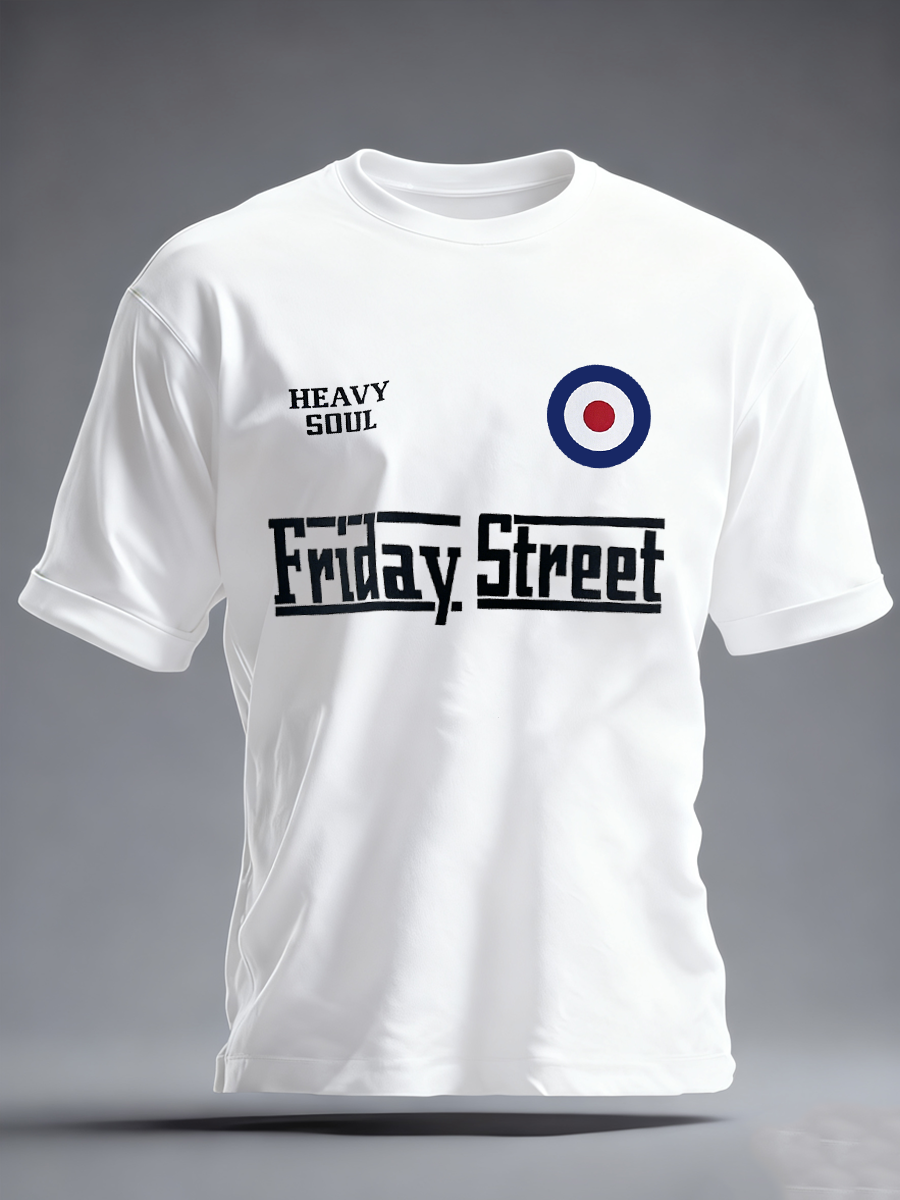 Men's Friday street paul weller imitation cotton short-sleeved T-shirt