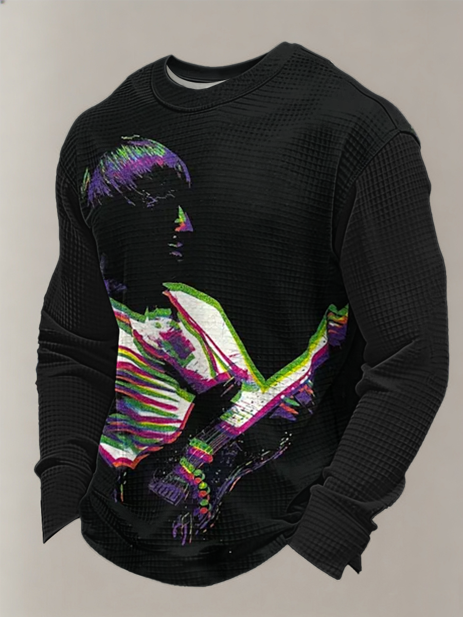 Men's Paul Weller Waffle Long Sleeve T-Shirt