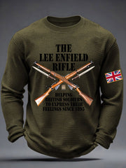 Men's The Lee-Enfield Rifle Waffle Long Sleeve T-Shirt