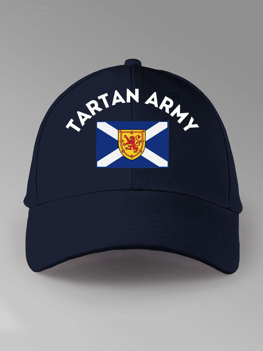 Unisex-Mütze für Schottland-Fußballfans mit Tartan-Army-Print