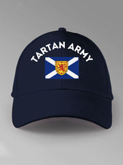 Unisex-Mütze für Schottland-Fußballfans mit Tartan-Army-Print