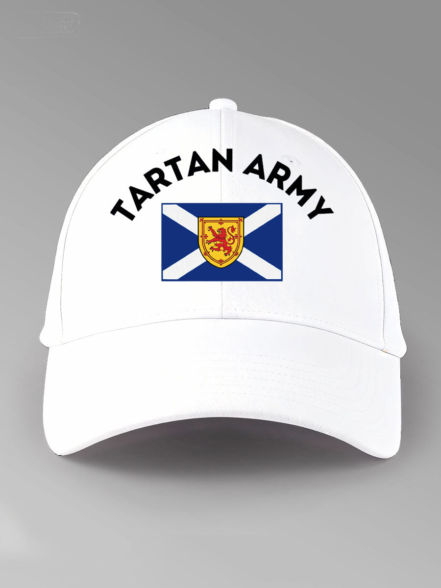Unisex-Mütze für Schottland-Fußballfans mit Tartan-Army-Print