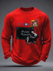 Men's UK Mods Music Lover Waffle Long Sleeve T-Shirt