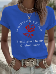 Women's UK Mods Music Lover Iron On Short Sleeve T-Shirt