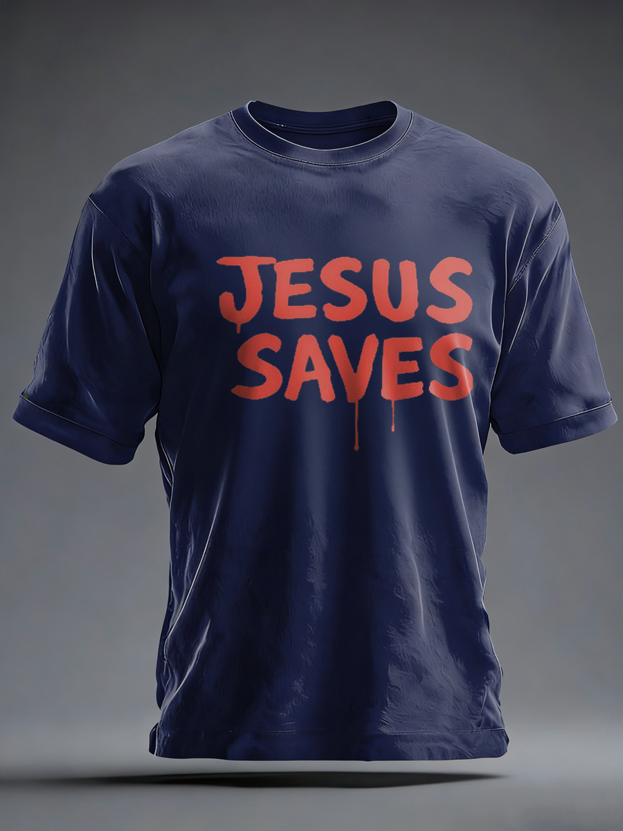 Men's UK Mods Music Lover imitation cotton short-sleeved T-shirt