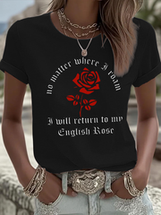 Women's UK Mods Music Lover Iron On Short Sleeve T-Shirt