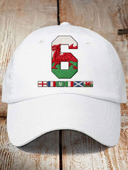 Unisex-Mütze mit Wales-Rugby-Motiv (CYMRU)