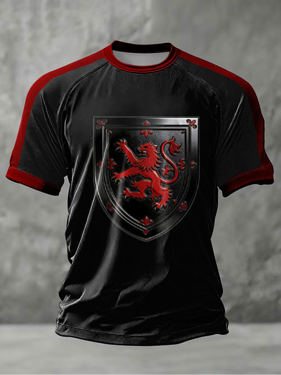 Men's UK Football Lover Scotland Printed short sleeve t-shirt