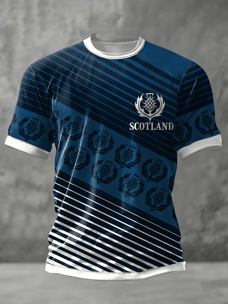 Men's Scotland Rugby Lover Printed T-shirt