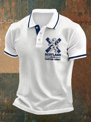 Men's UK Football Lover Scotland 2026 Printed polo shirt