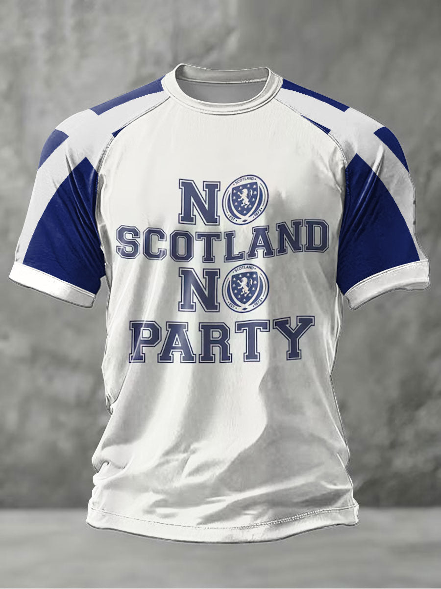 Men's UK Football Lover Scotland Printed short sleeve t-shirt
