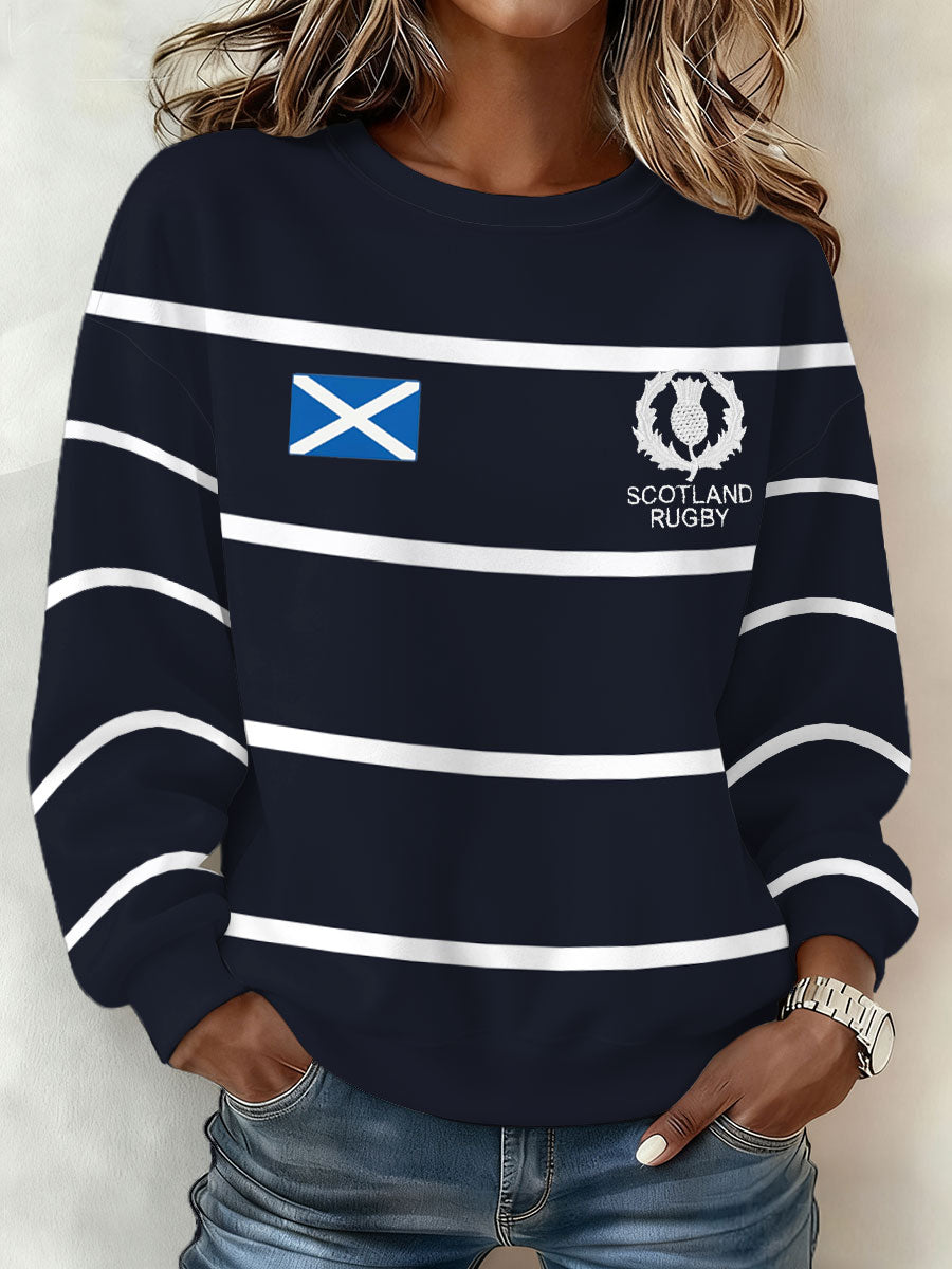 Women's Scotland Rugby Lover Printed Sweatshirt